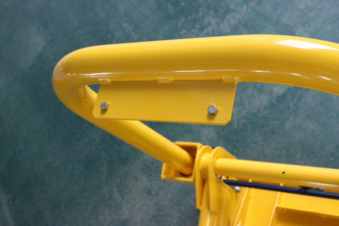 접이식 660mm 폭 휴대용 차량 차단기 (정전 도장 마감, 건설 현장용)