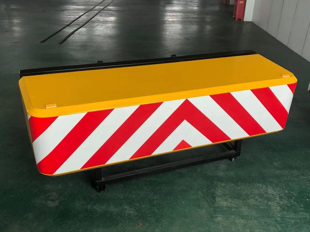 Yellow Color Aluminum Anti Vehicle Barriers For Garbage Truck