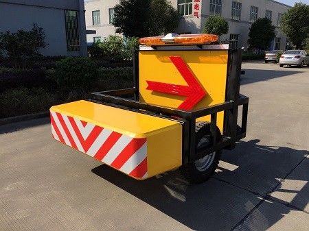 Yellow Color Aluminum Anti Vehicle Barriers For Garbage Truck