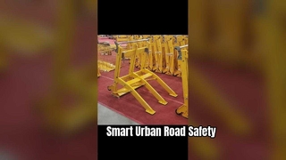 저속 도심 도로용으로 설계된 소형 차량 장벽